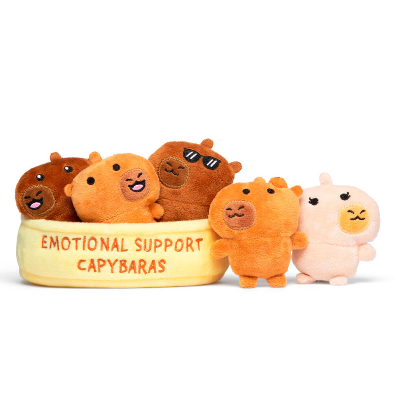 Set peluches Capybaras Emotional Support - 810192986149