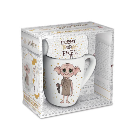 Set Taza y Calcetines Dobby Harry Potter - 5050293869254