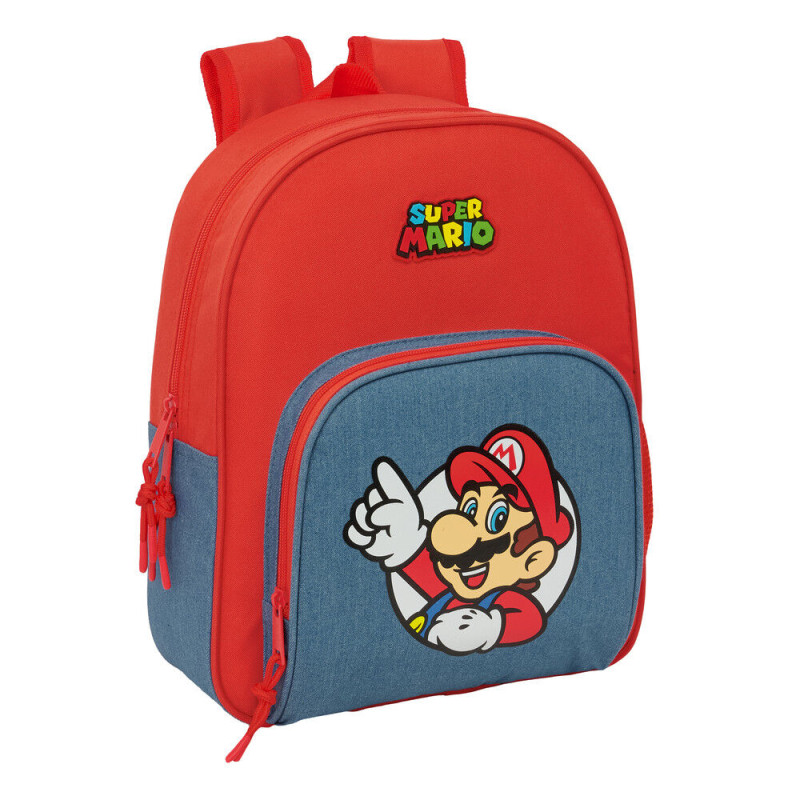 Mochila Super Mario adaptable 34cm - 8412688619955