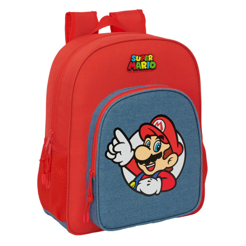 Mochila Super Mario adaptable 38cm - 8412688619962