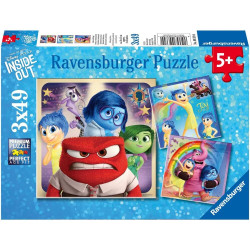 Puzzle Del Reves Disney Pixar 3x49pzs - 4005556093700