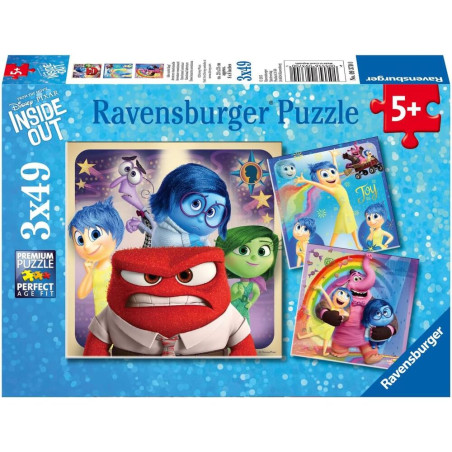 Puzzle Del Reves Disney Pixar 3x49pzs - 4005556093700