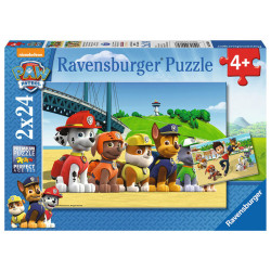 Puzzle Patrulla Canina Paw Patrol Beach 2x24pz - 4005556090648