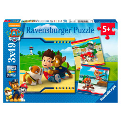 Puzzle Patrulla Canina Paw Patrol 3x49pz - 4005556093694