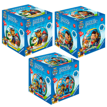 Puzzle 3D Patrulla Canina surtido 54pz - 4005556119172