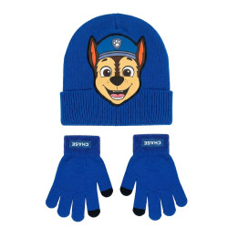 Set gorro y guantes Chase Patrulla Canina Paw Patrol - 8445484529432
