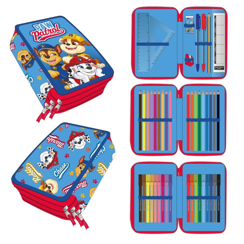 Plumier Patrulla Canina Paw Patrol triple - 8445484631081