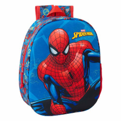 Mochila 3D Spiderman Disney 33cm - 8412688596485