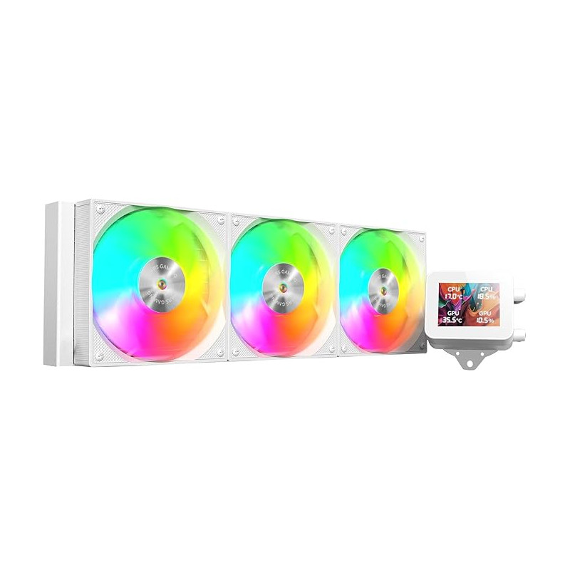 Mars Gaming ML-VISION360 Kit de Refrigeracion Liquida - Potencia 600W - Compatibilidad Universal - Iluminacion ARGB - Bomba Opti