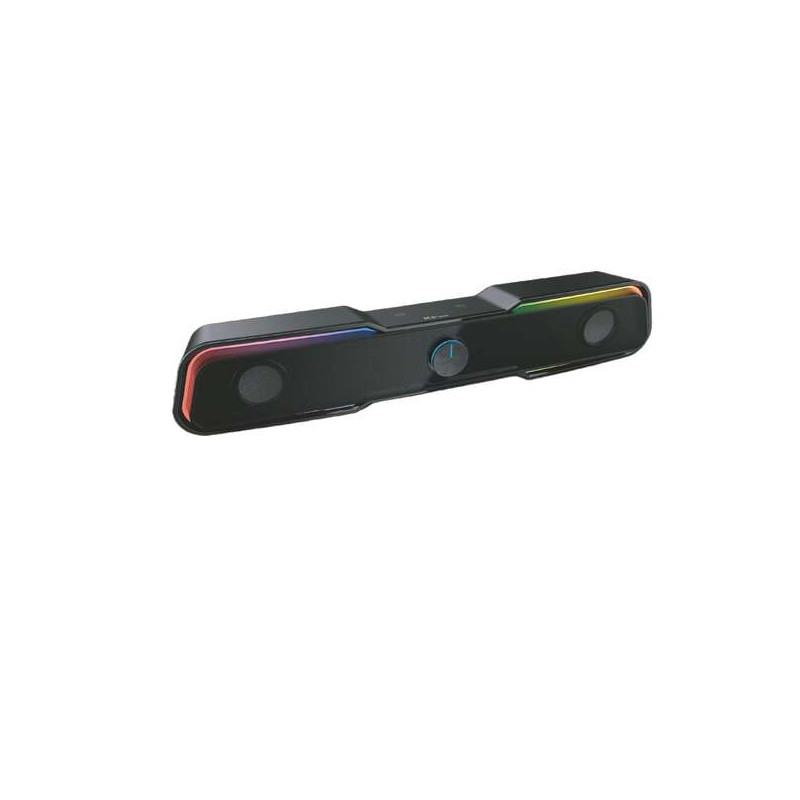 3GO Droxio Nessye Barra de Sonido 2.0 10W - Iluminacion RGB - Conectividad Bluetooth 5.0 + Jack 3.5mm - Alimentacion USB - Color