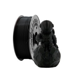Filamento 3D PETG - Diametro 1.75mm - Bobina 2.5kg - Color Negro - PETG-Black-2.5