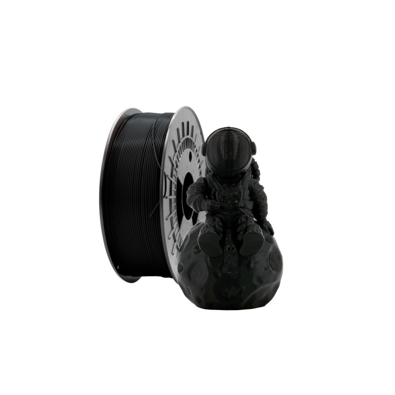 Filamento 3D PETG - Diametro 1.75mm - Bobina 2.5kg - Color Negro - PETG-Black-2.5
