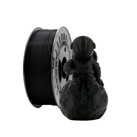 Filamento 3D PETG - Diametro 1.75mm - Bobina 2.5kg - Color Negro - PETG-Black-2.5
