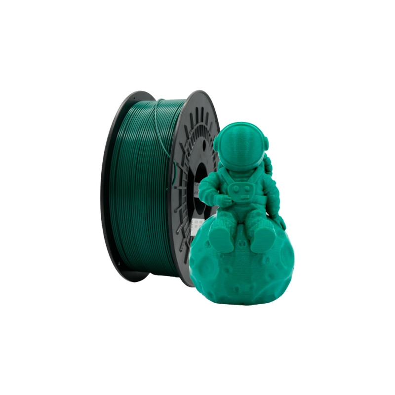 Filamento 3D PETG - Diametro 1.75mm - Bobina 1kg - Color Verde - PETG-Green