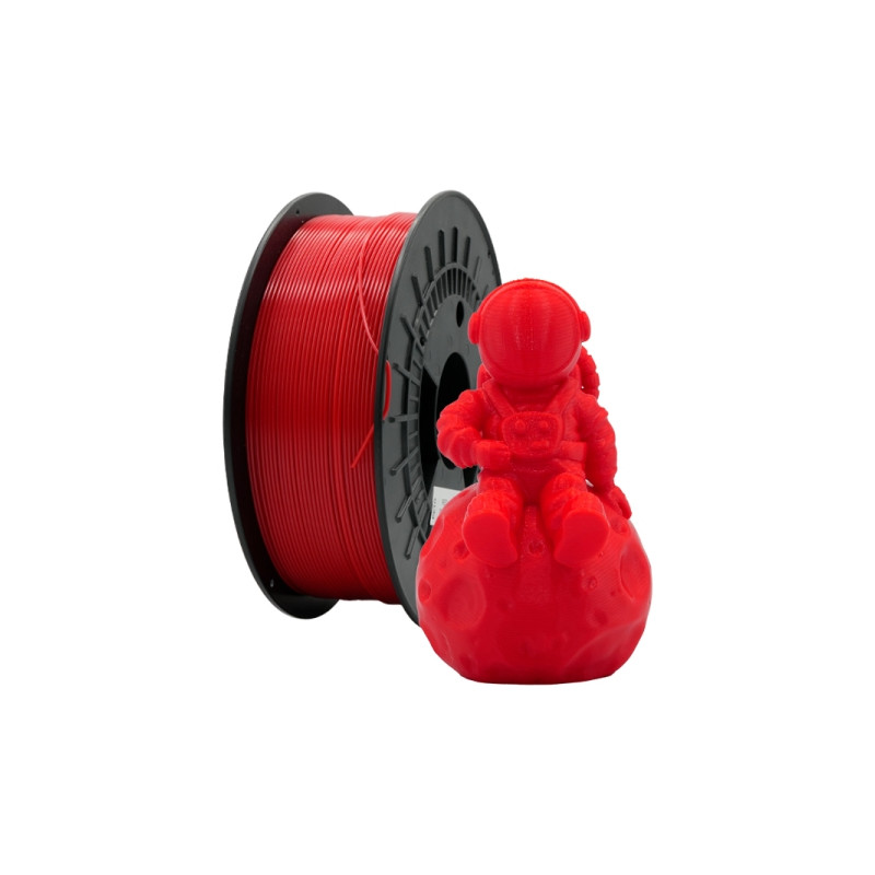 Filamento 3D PETG - Diametro 1.75mm - Bobina 1kg - Color Rojo - PETG-Red