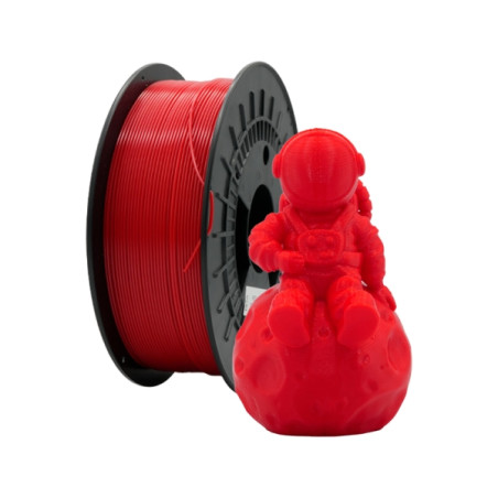 Filamento 3D PETG - Diametro 1.75mm - Bobina 1kg - Color Rojo - PETG-Red