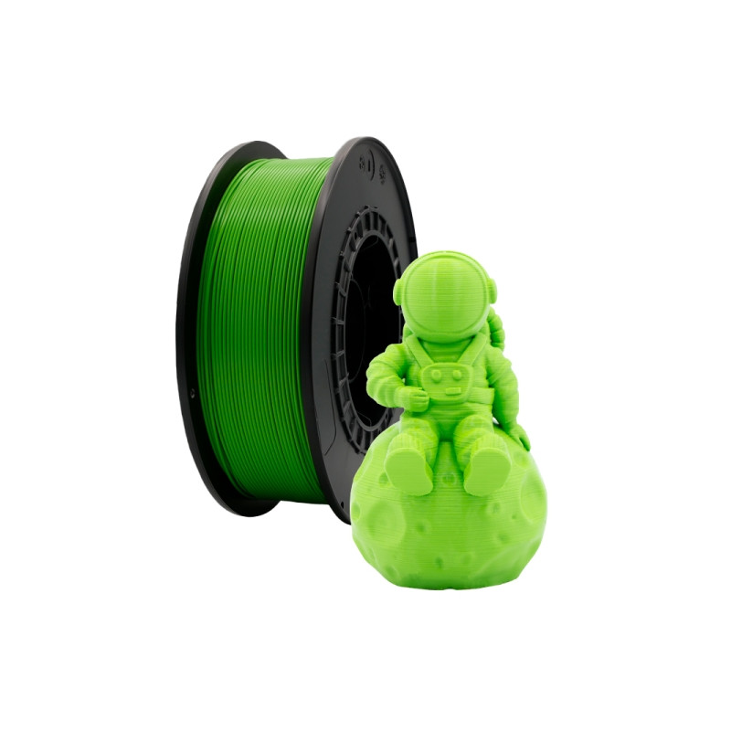 Filamento 3D PLA - Diametro 1.75mm - Bobina 1kg - Color Verde Manzana - PLA-Apple Green