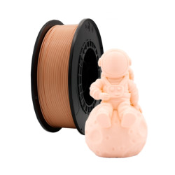 Filamento 3D PLA - Diametro 1.75mm - Bobina 1kg - Color Melocoton Claro - PLA-Light Peach