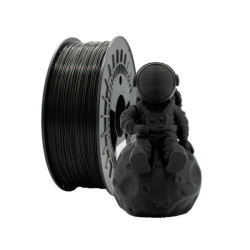 Filamento 3D PLA MATE - Diametro 1.75mm - Bobina 1kg - Color Negro - PLA-MATE-Black
