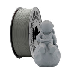 Filamento 3D PLA MATE - Diametro 1.75mm - Bobina 1kg - Color Gris Oscuro - PLA-MATE-Dark Grey