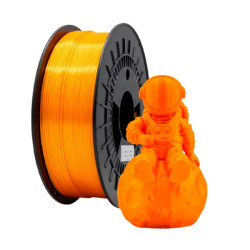 Filamento 3D PLA SILK - Diametro 1.75mm - Bobina 1kg - Color Naranja - PLA-SILK-Orange
