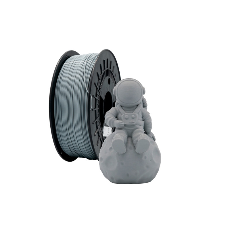 Filamento 3D PLA TOUGH - Diametro 1.75mm - Bobina 1kg - Color Gris - PLA-TOUGH-Grey