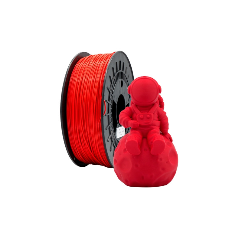 Filamento 3D PLA TOUGH - Diametro 1.75mm - Bobina 1kg - Color Rojo - PLA-TOUGH-Red