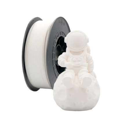 Filamento 3D PLA - Diametro 2.85mm - Bobina 2.5kg - Color Blanco - PLA-White-2.85-2.5