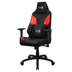 SILLA GAMER AEROCOOL ADMIRAL DISEÑO GAMING PROFESIONAL NEGRA CON DETALLES EN ROJO SISTEMA AIR REPOSA - ADMIRALBR