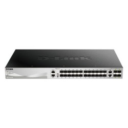 SWITCH GESTIONABLE L3 D-LINK STACKABLE DGS-3130-30S/E 24P SFP + 2P 10G + 4P 10G SFP+ - DGS-3130-30S/E-2