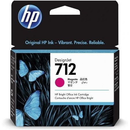 Cartucho de Tinta Original HP nº712/ Magenta - 3ED68A