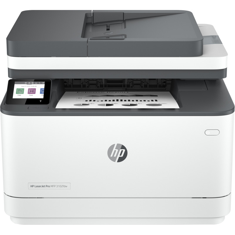 Multifuncion laser hp pro 3102fdw monocromo fax a4 -  33ppm -  usb -  wifi -  duplex impresion - 3G630F-2