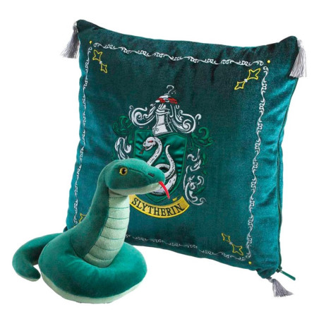 Peluche pack the noble collection harry potter serpiente mascota slytherin + cojin slytherin - 00NN7043