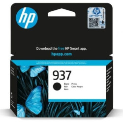 Cartucho de Tinta Original HP nº937/ Negro - 4S6W5N
