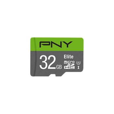 Tarjeta memoria micro secure digital micro sdhc elite pny 32gb clase 10 uhs - i u1 - P-SDU32GU185GW-GE-2