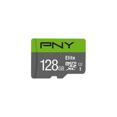 Tarjeta memoria micro sd elite pny 128gb clase 10 uhs - i u1 - P-SDU128V11100EL-GE-2