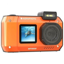 Cámara Digital Deportiva AgfaPhoto Realishot WP9500/ 24MP/ Naranja - WP9500OG