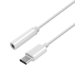 Conversor USB Tipo-C Aisens A109-0384/ USB Tipo-C Macho - Jack 3.5 Hembra - A109-0384