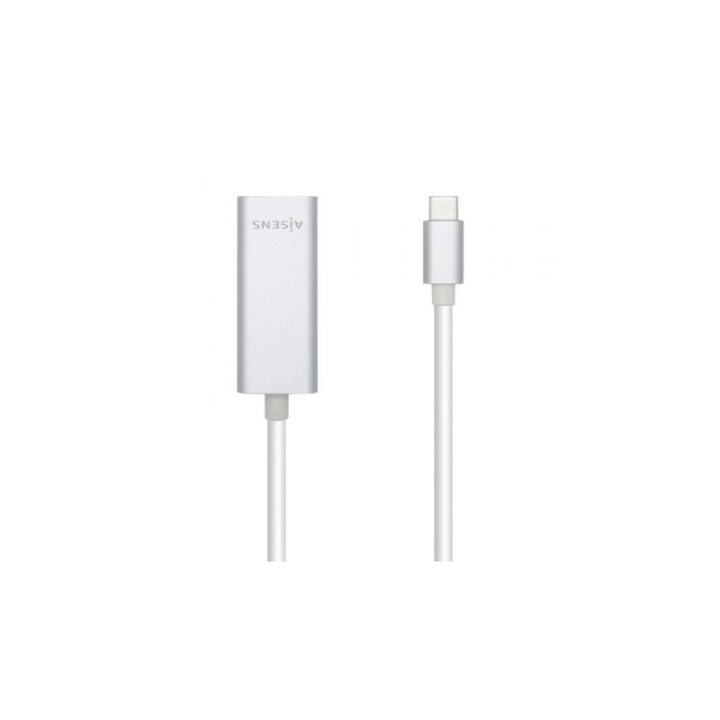 Adaptador USB Tipo-C - RJ45 Aisens A109-0505/ 1000Mbps - A109-0505