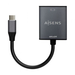 Conversor HDMI 4K 30Hz Aisens A109-0685/ HDMI Hembra - USB Tipo-C Macho/ 15cm/ Gris - A109-0685