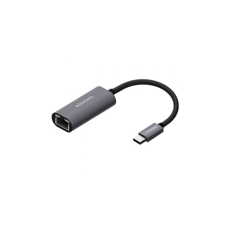 Adaptador USB Tipo-C - RJ45 Aisens A109-0709/ 1000Mbps - A109-0709