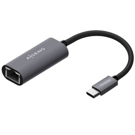 Adaptador USB Tipo-C - RJ45 Aisens A109-0709/ 1000Mbps - A109-0709