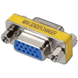 Adaptador Aisens A114-0082/ VGA Hembra - VGA Hembra - A114-0082