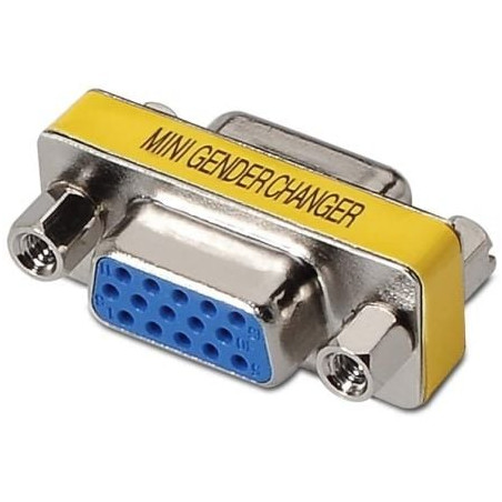 Adaptador Aisens A114-0082/ VGA Hembra - VGA Hembra - A114-0082