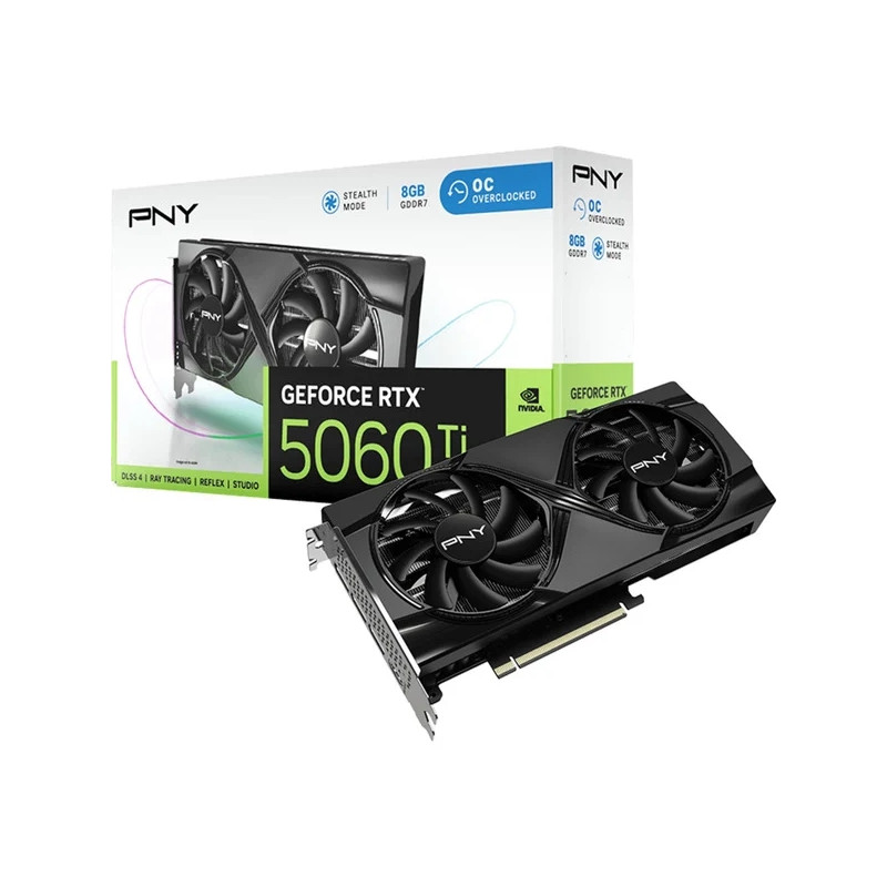 RTX 5060 TI 8GB PNY VERTO OC Dual Fan 8GB GDDR7 - VCG5060T8DFXPB1-O-2