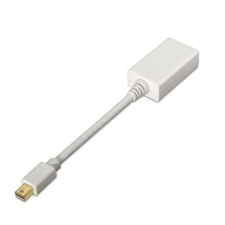 Conversor Aisens A125-0138/ Mini DisplayPort Macho - HDMI Hembra/ 15cm/ Blanco - A125-0138