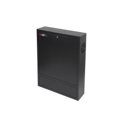 WP RWN-02601-B Armario Mural Vertical 4U - Cerradura de Seguridad con Llave Tubular - 600x150x750mm - Color Negro - WPN-RWN-0260