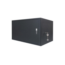 WP RWS-06504-B Armario Mural de Seguridad 6U - Puerta Corrediza - Antirrobo Clase RC4 - 560x400x400mm - Color Negro - WPN-RWS-06