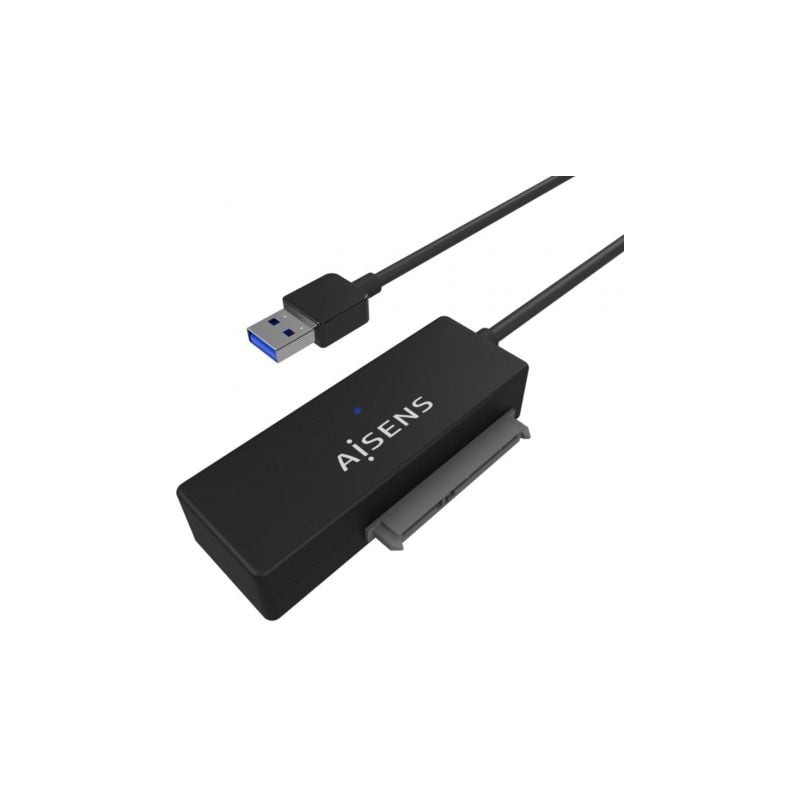 Adaptador para Discos Duros 2.5"/3.5" Aisens ASE-35A01B/ USB 3.0 - SATA/ con Alimentador - ASE-35A01B