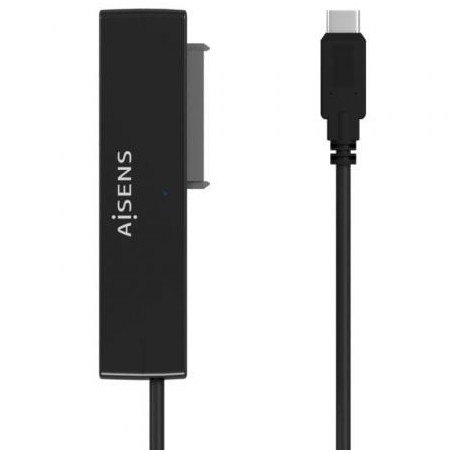 Adaptador para Discos Duros 2.5"/3.5" Aisens ASE-35C02B/ USB Tipo-C - SATA/ con Alimentador - ASE-35C02B